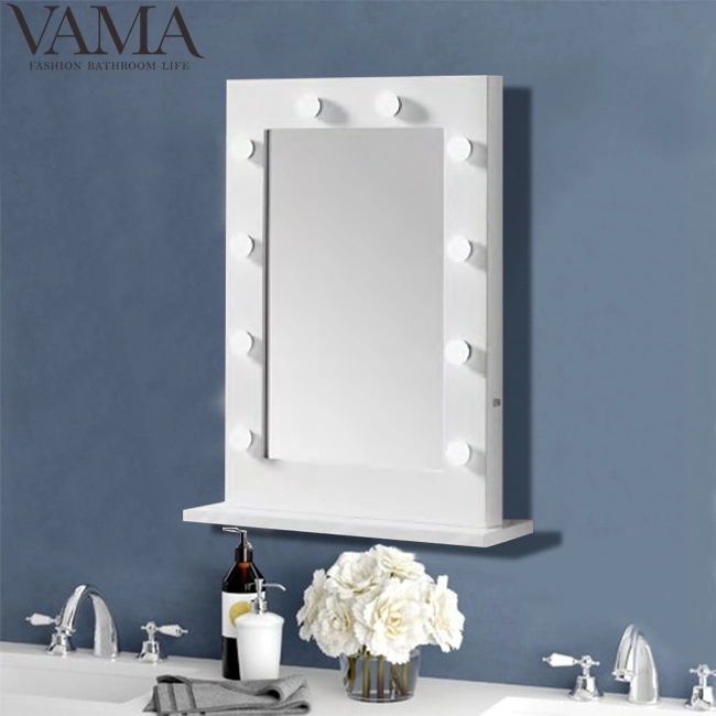 Vama New Design Hollywood Mirror White Bulbs Dimmer Light Make up Mirrors 7703
