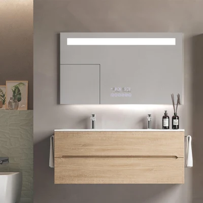 高品質スマートタッチスイッチ環境デフォッガーフレーム浴室 LED ミラー
